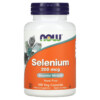 Thuốc bổ NOW Foods Selenium 200 mcg 180 Veg Capsules 733739014863