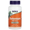 Thuốc bổ NOW Foods Selenium 200 mcg 90 Veg Capsules 733739014856