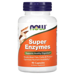 Thuốc bổ NOW Foods Super Enzymes 90 Capsules 733739029638