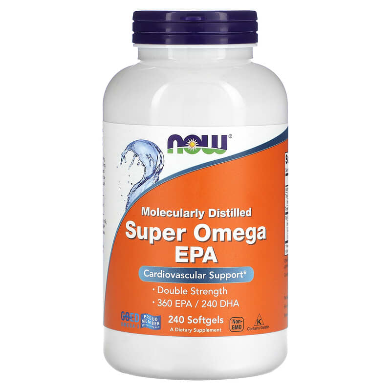 NOW Foods Super Omega EPA 240 Softgels 6 Thực phẩm chức năng NOW Foods Super Omega EPA 240 Softgels 733739016836