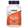 Thuốc bổ NOW Foods Taurine Double Strength 1.000 mg 100 Veg Capsules 733739001429