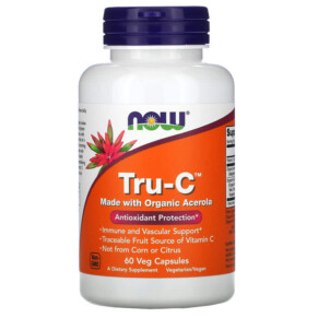 Thuốc bổ NOW Foods Tru-C 60 Veg Capsules 733739007070