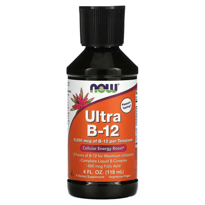 NOW Foods Ultra B-12 5.000 mcg 4 fl oz (118 ml) 6 Thực phẩm chức năng NOW Foods Ultra B-12 5.000 mcg 4 fl oz (118 ml) 733739004529