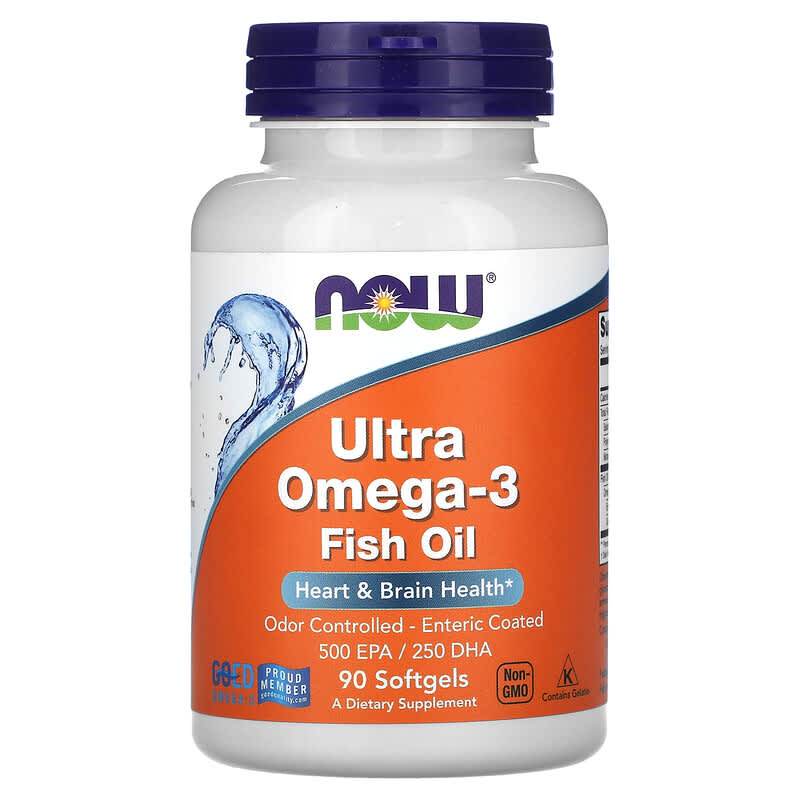 NOW Foods Ultra Omega-3 90 Softgels 6 Thực phẩm chức năng NOW Foods Ultra Omega-3 90 Softgels 733739016614