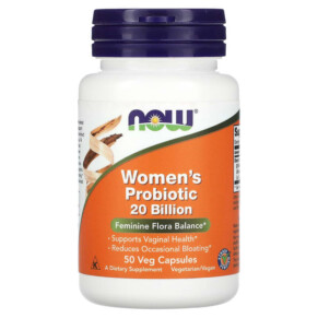 Thuốc bổ NOW Foods Woman's Probiotic 20 Billion 50 Veg Capsules 733739029065