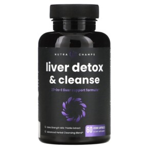 Thuốc bổ NutraChamps Liver Detox & Cleanse 60 Veggie Capsules 621983999114