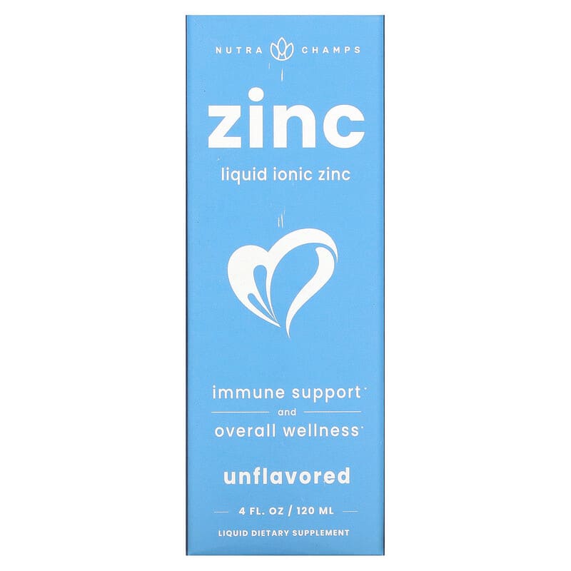 NutraChamps Zinc Liquid Ionic Unflavored 4 fl oz (120 ml) 6 Thực phẩm chức năng NutraChamps Zinc Liquid Ionic Unflavored 4 fl oz (120 ml) 621983990340
