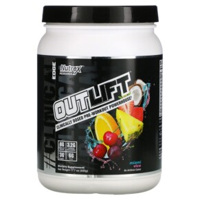 Thuốc bổ Nutrex Research Outlift Clinically Dosed Pre-Workout Powerhouse Miami Vice 17.7 oz (502 g) 857839006280