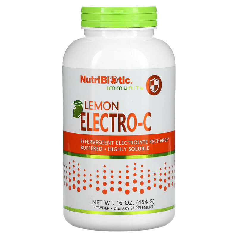 NutriBiotic Immunity Lemon Electro-C Powder 16 oz (454 g) 6 Thực phẩm chức năng NutriBiotic Immunity Lemon Electro-C Powder 16 oz (454 g) 728177005566