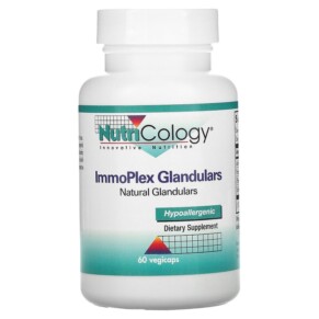 Thuốc bổ Nutricology ImmoPlex Glandulars 60 Vegicaps 713947504509