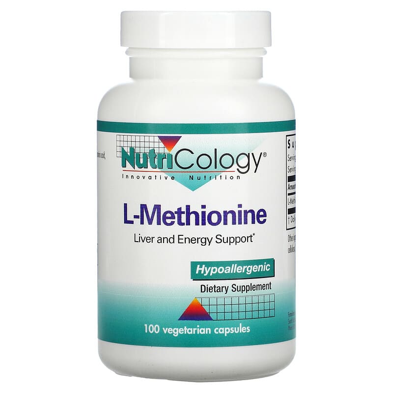 Nutricology L-Methionine 100 Vegetarian Capsules 6 Thực phẩm chức năng Nutricology L-Methionine 100 Vegetarian Capsules 713947506107