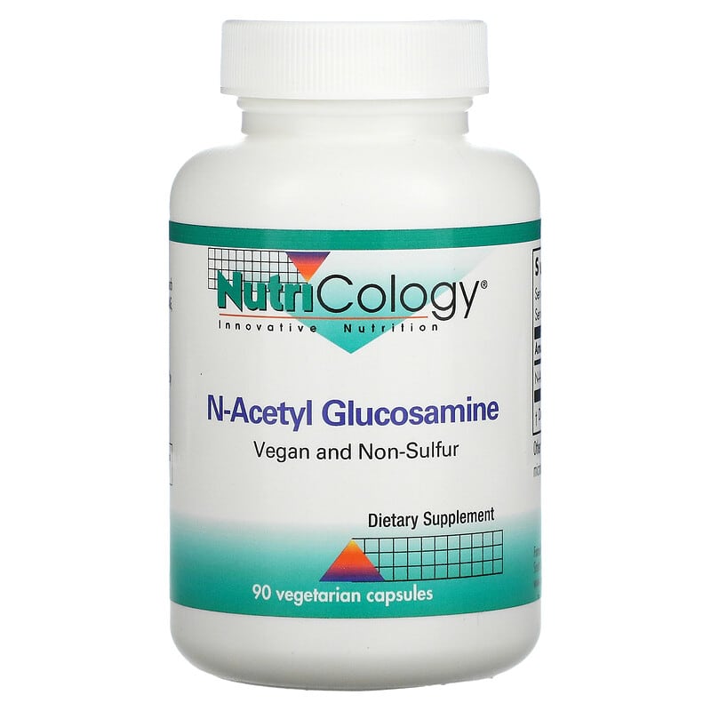 Nutricology N-Acetyl Glucosamine 90 Vegetarian Capsules 6 Thực phẩm chức năng Nutricology N-Acetyl Glucosamine 90 Vegetarian Capsules 713947511408