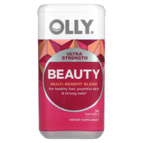Thuốc bổ OLLY Beauty Multi-Benefit Blend Ultra Strength 30 Softgels 840160201127