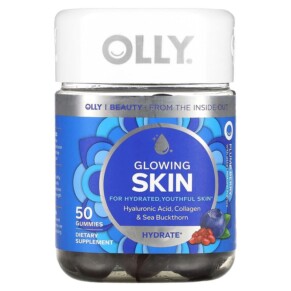 Thuốc bổ OLLY Glowing Skin Plump Berry 50 Gummies 858158005428