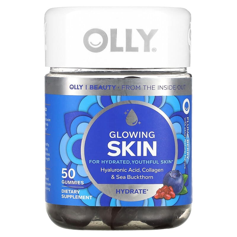 OLLY Glowing Skin Plump Berry 50 Gummies 6 Thực phẩm chức năng OLLY Glowing Skin Plump Berry 50 Gummies 858158005428