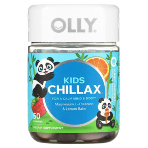 Thuốc bổ OLLY Kids Chillax Sunny Sherbet 50 Gummies 840160200816