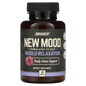 Thuốc bổ Onnit New Mood Mood & Relaxation 30 Capsules 819444010038