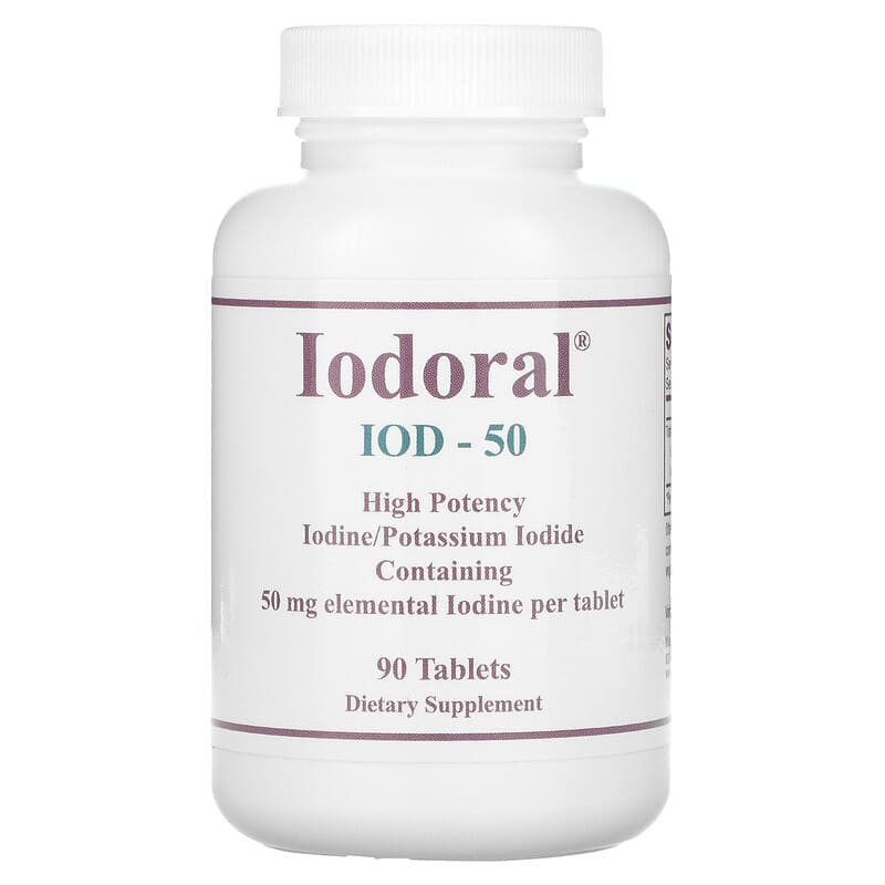Optimox Corporation Iodoral 50 mg 90 Tablets 6 Thực phẩm chức năng Optimox Corporation Iodoral 50 mg 90 Tablets 350520015047