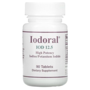 Thuốc bổ Optimox Corporation Iodoral Iodine/Potassium Iodide 90 Tablets 350520015016