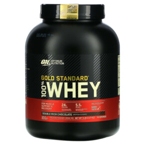 Thuốc bổ Optimum Nutrition Gold Standard 100% Whey Double Rich Chocolate 5 lbs (2.27 kg) 748927028669