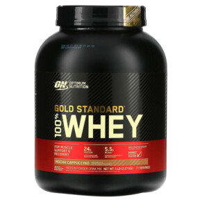 Thuốc bổ Optimum Nutrition Gold Standard 100% Whey Mocha Cappuccino 5 lb (2.27 kg) 748927026238