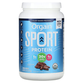 Thuốc bổ Orgain Sport Protein Powder Chocolate 2.01 lb (912 g) 851770007603