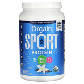 Thuốc bổ Orgain Sport Protein Powder Vanilla 2.01 lb (912 g) 851770007610