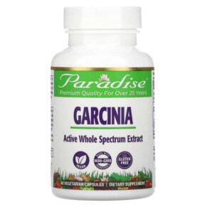Thuốc bổ Paradise Herbs Garcinia 60 Vegetarian Capsules 601944778392