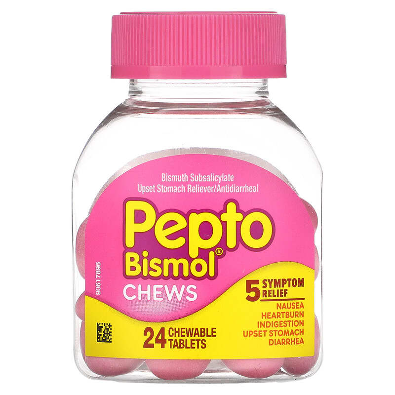 Pepto Bismol Pepto Bismol Chews 24 Chewable Tablets 6 Thực phẩm chức năng Pepto Bismol Pepto Bismol Chews 24 Chewable Tablets 301490001851