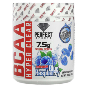 Thuốc bổ Perfect Sports BCAA Hyper Clear Intense Blue Raspberry 10.8 oz (306 g) 699097754677