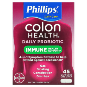 Thuốc bổ Phillips Colon Health Daily Probiotic 45 Capsules 312843543508