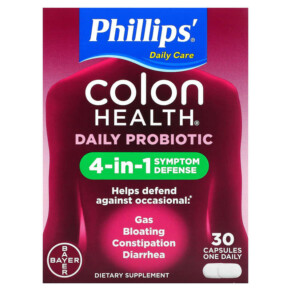 Thuốc bổ Phillips Colon Health Daily Probiotic Supplement 30 Capsules 312843534308