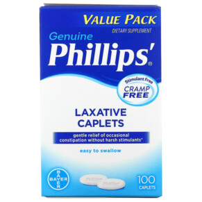 Thuốc bổ Phillips Laxative Caplets 100 Caplets 312843526754