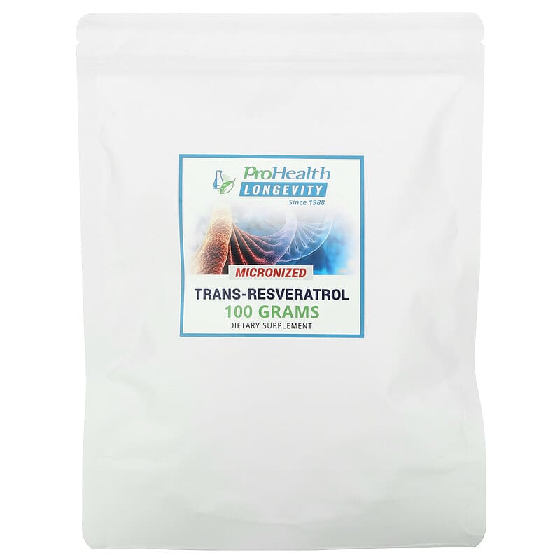 ProHealth Longevity Micronized Trans-Resveratrol 100 g 6 Thực phẩm chức năng ProHealth Longevity Micronized Trans-Resveratrol 100 g 850030779229