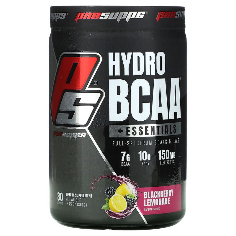 ProSupps Hydro BCAA + Essentials Blackberry Lemonade 13.75 oz (390 g) 6 Thực phẩm chức năng ProSupps Hydro BCAA + Essentials Blackberry Lemonade 13.75 oz (390 g) 818253026353