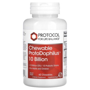 Thuốc bổ Protocol for Life Balance Chewable ProtoDophilus 10 Billion 60 Chewables 707359129238
