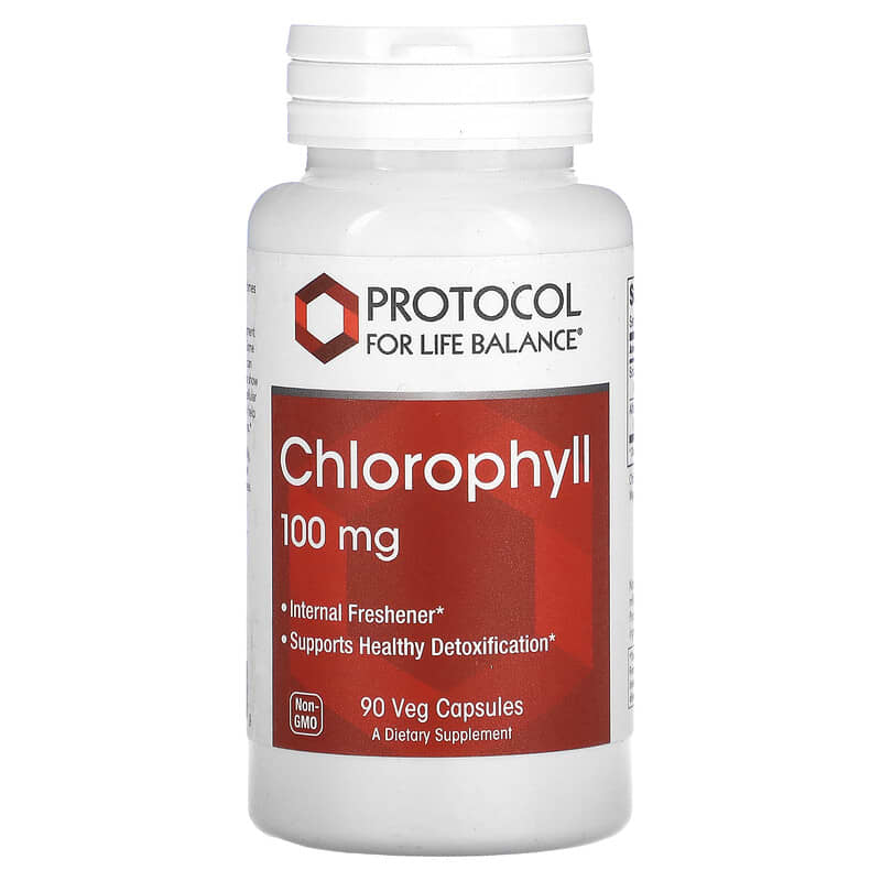 Protocol for Life Balance Chlorophyll 100 mg 90 Veg Capsules 6 Thực phẩm chức năng Protocol for Life Balance Chlorophyll 100 mg 90 Veg Capsules 707359126459