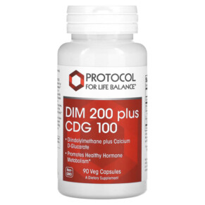 Thuốc bổ Protocol for Life Balance DIM 200 Plus CDG 100 90 Veg Capsules 707359130494