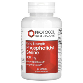 Thuốc bổ Protocol for Life Balance Extra Strength Phosphatidyl Serine 300 mg 50 Softgels 707359123922