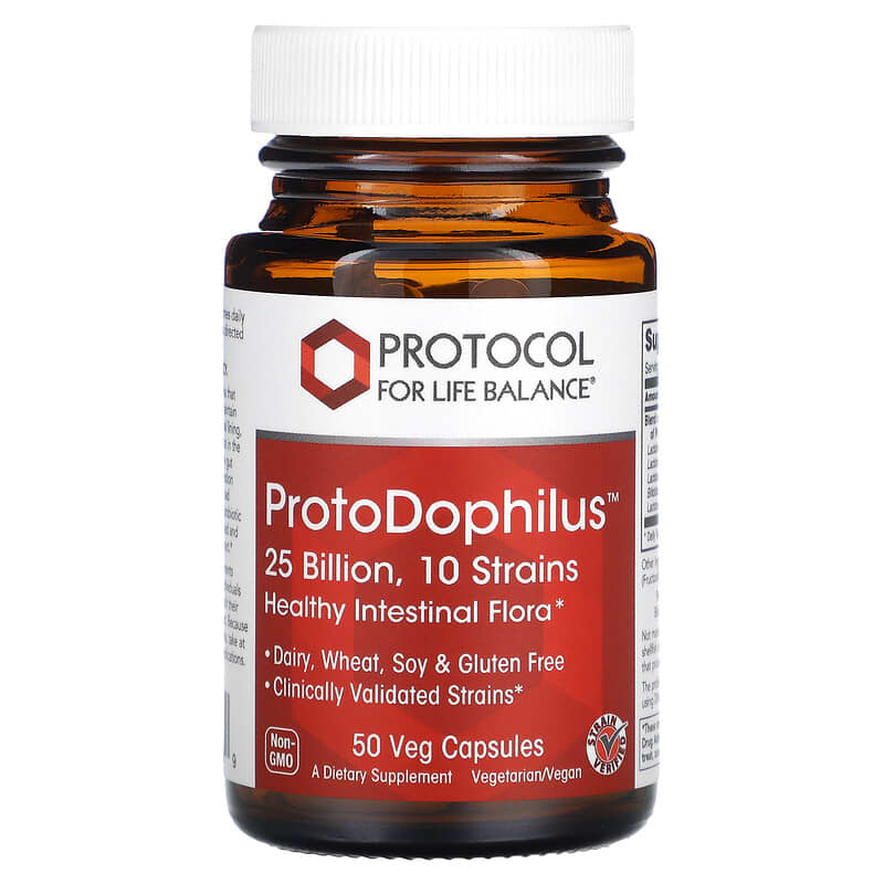 Protocol for Life Balance ProtoDophilus 25 Billion 50 Veg Capsules 6 Thực phẩm chức năng Protocol for Life Balance ProtoDophilus 25 Billion 50 Veg Capsules 707359129269