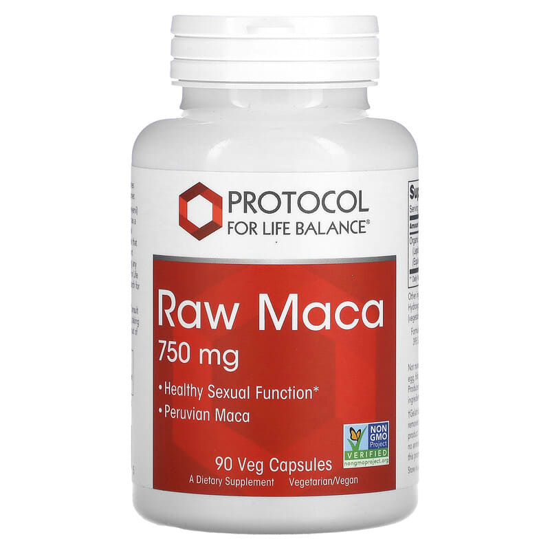 Protocol for Life Balance Raw Maca 750 mg 90 Veg Capsules 6 Thực phẩm chức năng Protocol for Life Balance Raw Maca 750 mg 90 Veg Capsules 707359147775