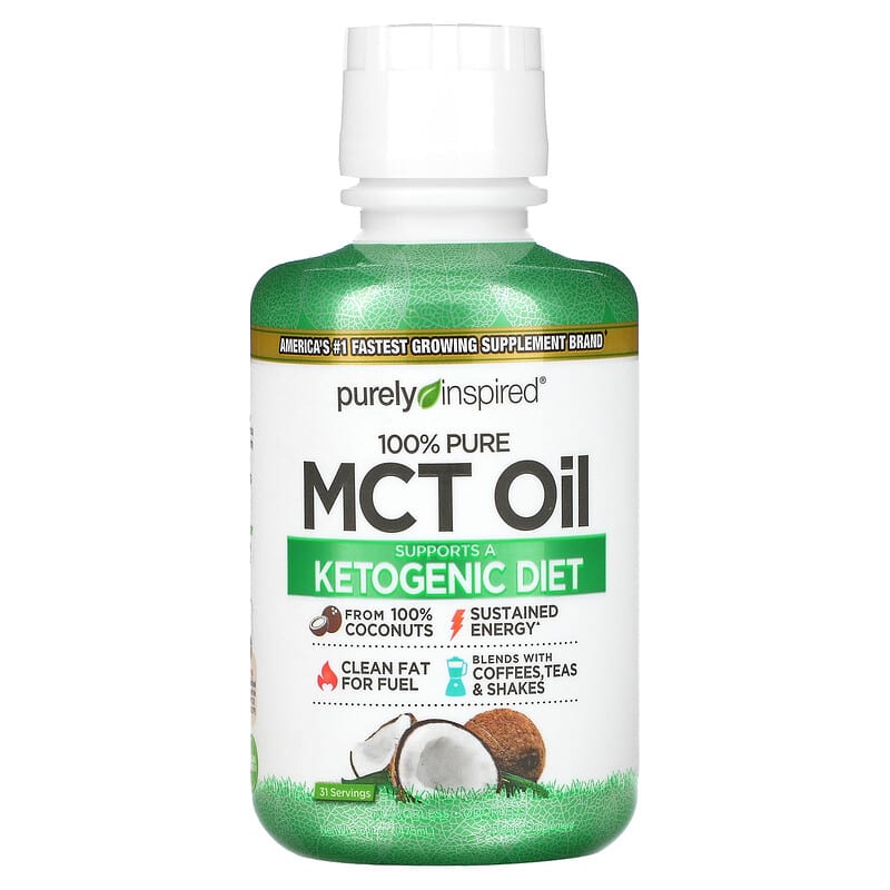 Purely Inspired 100% Pure MCT Oil 16 fl oz (475 ml) 6 Thực phẩm chức năng Purely Inspired 100% Pure MCT Oil 16 fl oz (475 ml) 631656801170