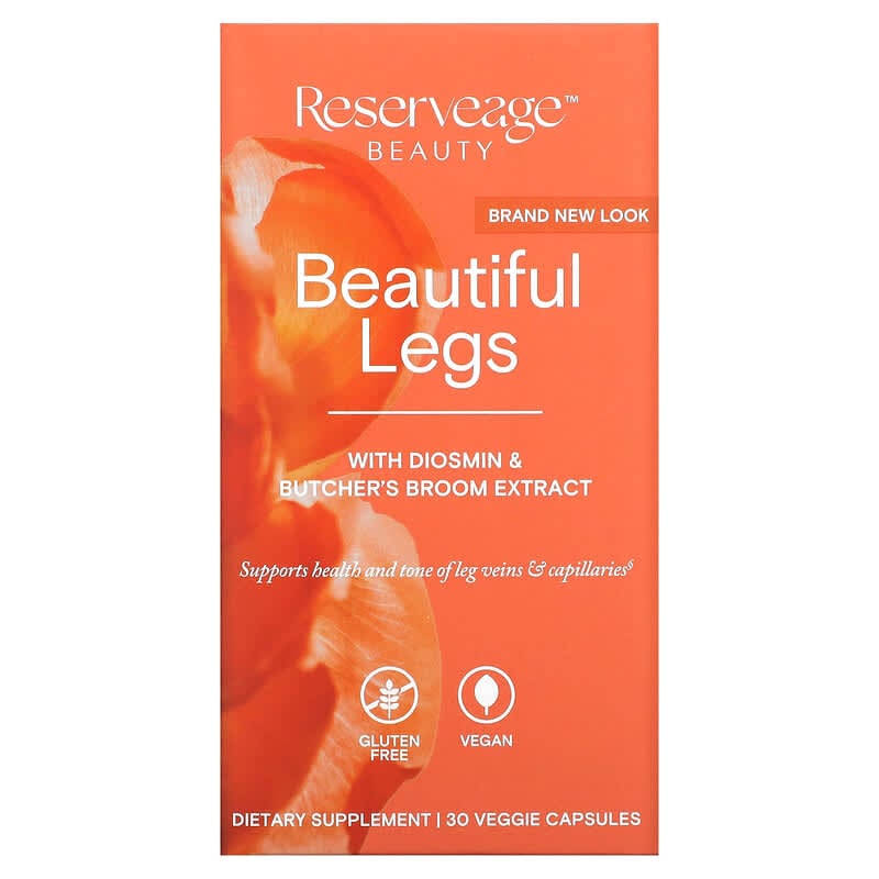 Reserveage Nutrition Beautiful Legs with Diosmin & Butcher's Broom Extract 30 Veggie Capsules 6 Thực phẩm chức năng Reserveage Nutrition Beautiful Legs with Diosmin & Butcher's Broom Extract 30 Veggie Capsules 094922015679