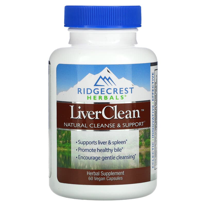 RidgeCrest Herbals LiverClean 60 Vegan Capsules 6 Thực phẩm chức năng RidgeCrest Herbals LiverClean 60 Vegan Capsules 355724001728