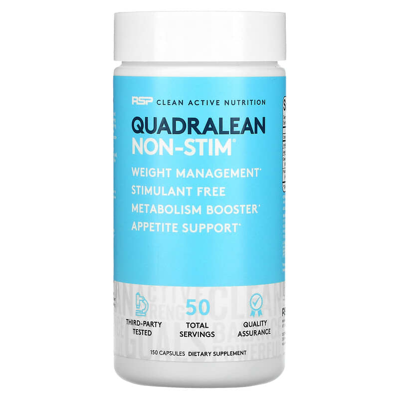 RSP Nutrition QuadraLean Non-Stim 150 Capsules 6 Thực phẩm chức năng RSP Nutrition QuadraLean Non-Stim 150 Capsules 854446006696
