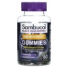 Thuốc bổ Sambucol Black Elderberry Immune Support Gummies with Vitamin C & Zinc Natural Berry 60 Gummies 896116001310