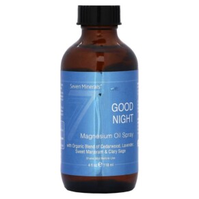 Thuốc bổ Seven Minerals Good Night Magnesium Oil Spray 4 fl oz (118 ml) 5060339717838