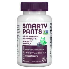 Thuốc bổ SmartyPants Adult Prebiotic & Probiotic Blueberry 7 Billion CFU 60 Gummies 817053020035