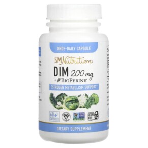 Thuốc bổ SMNutrition DIM + BioPerine 200 mg 60 Capsules 850005458005