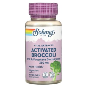 Thuốc bổ Solaray Activated Broccoli Vital Extracts 350 mg 30 VegCaps 076280282467